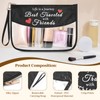 Friendship Gift for Best Friends Travel Makeup Bag Sisterhood Gift
