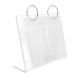 STOBOK Acrylic Picture Album Mini Photo Album Vertical Display Stand for Easy Viewing