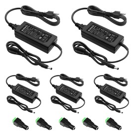 ALITOVE 24V DC Power Supply 3A 72W Power Adapter AC 100-240V 50-60hz AC to DC Converter 3amp Transformer with 5.5x2.1mm DC Output Jack for LED Light 3D Printer CCTV Camera Wireless Router