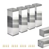 Furniture Feet, Metal Table Legs, Height Adjustable, Sofa Feet, Aluminium