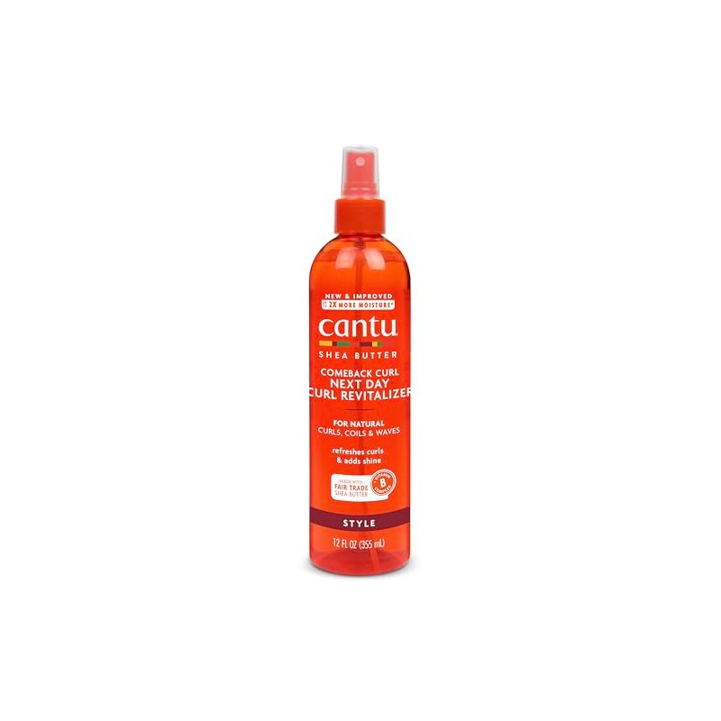 Cantu Comeback Curl Next Day Curl Revitalizer, 12 Fluid Ounce