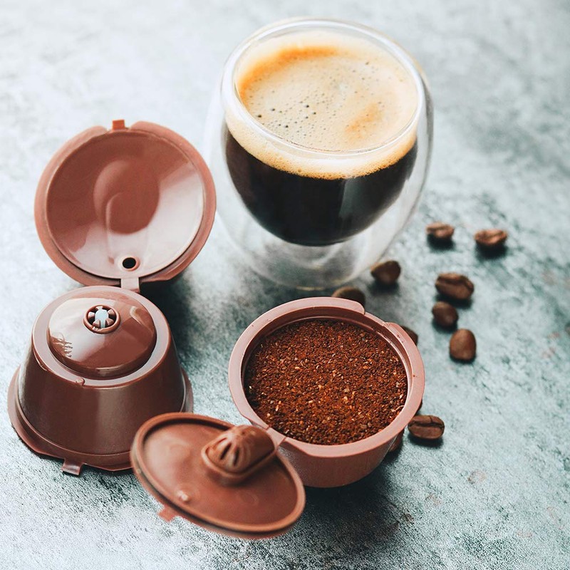 i Cafilas Refillable Coffee Capsule Reusable Pod Stainless Steel Coffee