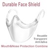 Generic Durable Mask Face Shield Combination PC Reusable Clear Face