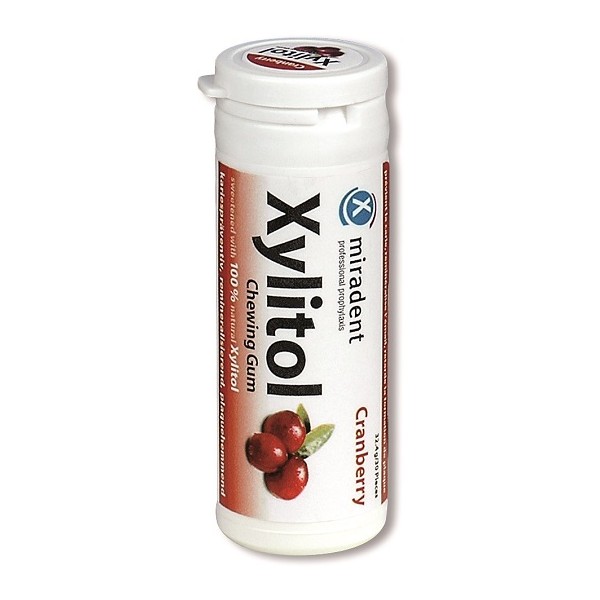 Miradent Xylitol Chewing Gum 30 - Cranberry