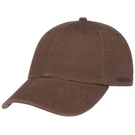 Stetson Rector Baseball Cap cotton casual (One Size - brown)