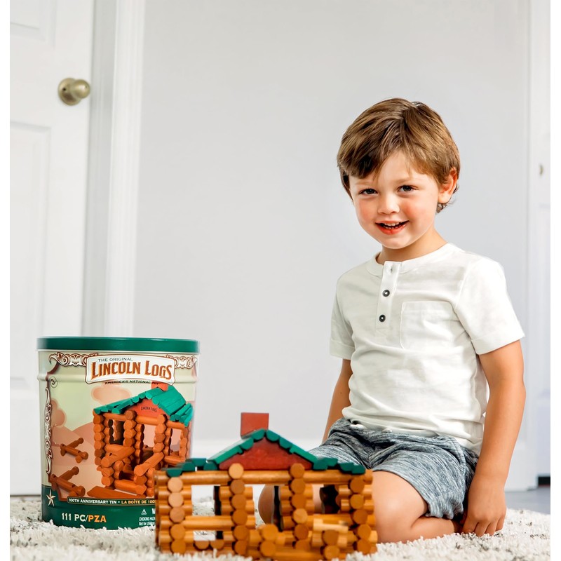 Lincoln Logs Lincoln Logs 100th Anniversary Tin