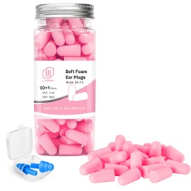 Tapones De Oidos Ruido Dormir Con Funda De Transporte, Tapones Lavables,apones Dormir Cancelacion Ruido SNR de 38 dB Protección Auditiva Para Viajes Aviones Aprendizaje Con Estuche de Transporte