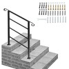 VINGLI Handrails for Outdoor Steps, Stair Handrail Fits 1 to