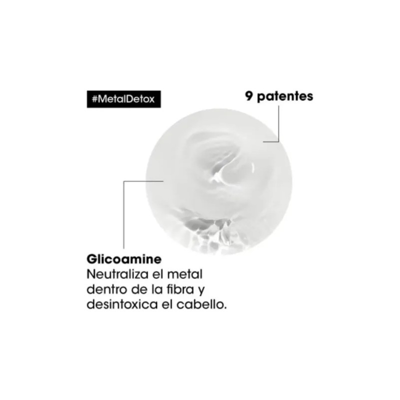 L Oréal Metal Detox Kit Shampoo 300ml + Mascarilla 250ml