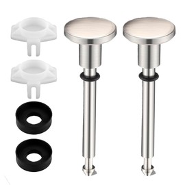 Lymizhuo 2 Set Tub Spout Diverter Repair Kit,2 Diverter Valve Stems,2 Seals & Diverter Gates, Universal Shower Diverter Replacement for Leaky Bathtub Faucet,Bathtub Spout Fix Kit (Silver)