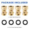 Unbranded (4 PACKS)Brass Garden Hose Shut Off Valve Water Pipe