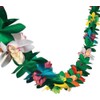 Losuya 3D Tropical Flower Paper Tissue Garland Banner for Luau
