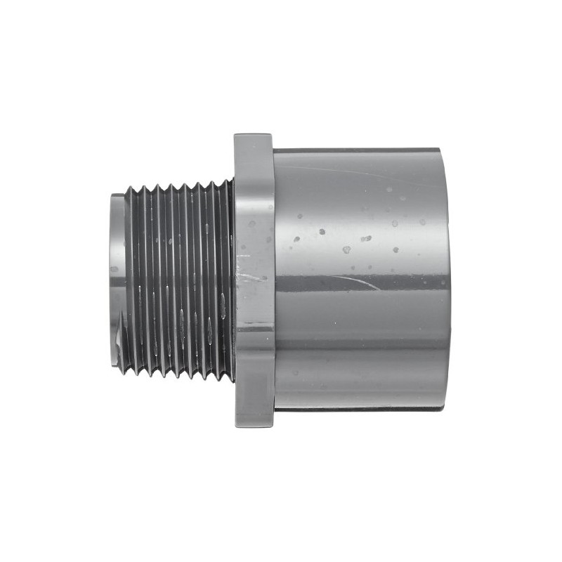 Spears 836 Series PVC Pipe Fitting, Adapter, Schedule 80, 3/4"