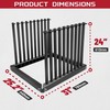 HECASA 9-Lite Windshield Rack Truck Bed Windshield Protection-Mobile 9 Slot