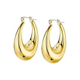 LOTUS STYLE LS2349-4/2 Urban Woman Women's Earrings Made of 316L Stainless Steel, Stainless Steel, No Gemstone, Stainless Steel, No Gemstone