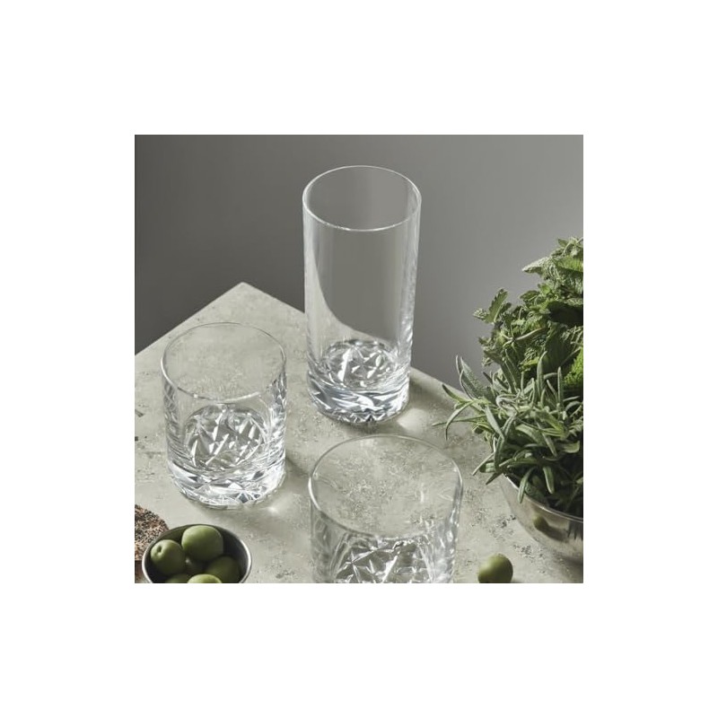 Orrefors Carat Highball Glass Set Of 4 Clear