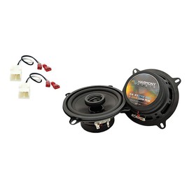 Harmony Audio Bundle Compatible with 2002-2008 Dodge Ram Truck HA-R5 1500 Rear Replacement 5.25" Replacement 225W Speakers and HA-726514 Factory Speaker Replacement Harness