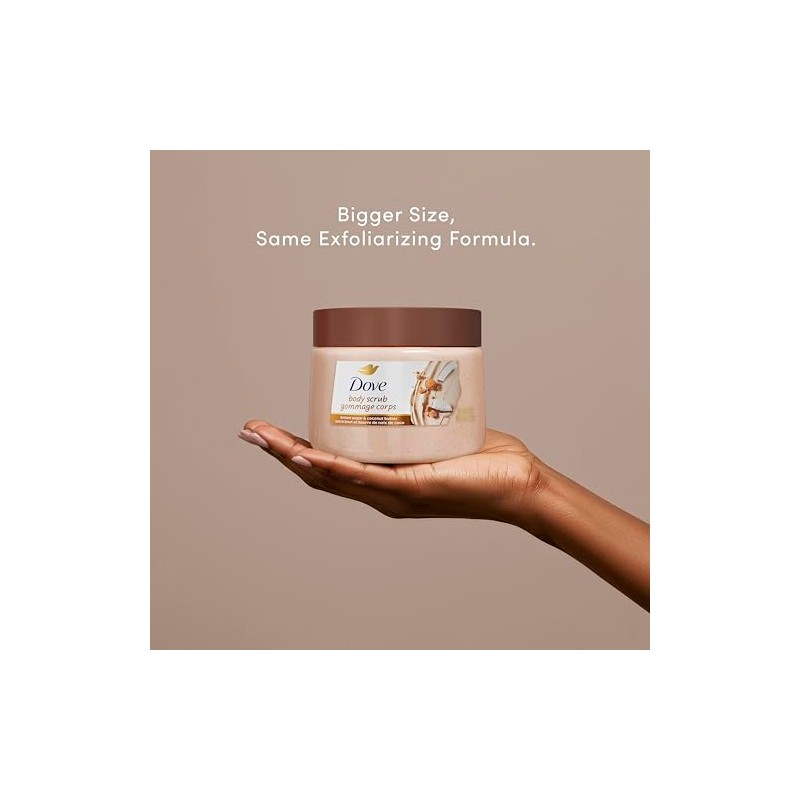 Dove Brown Sugar and Coconut Butter Body Scrub Exfoliates and