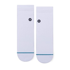 Stance Men's ICON QUARTER 3 PACK Socks, WHITE (01001)