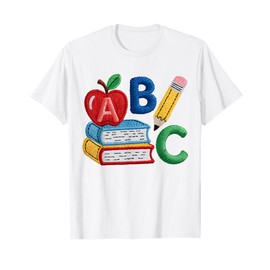 Alphabet Shirt Preschool Teacher Back to school T-Shirt