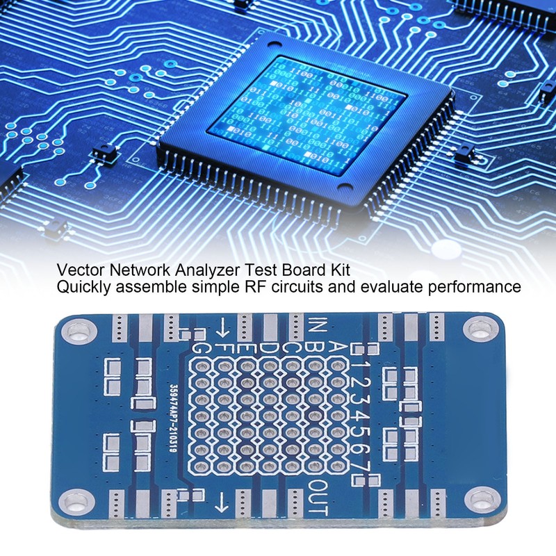 Vector Network Analyzer Test Board SMA Connector RF Circuit Network