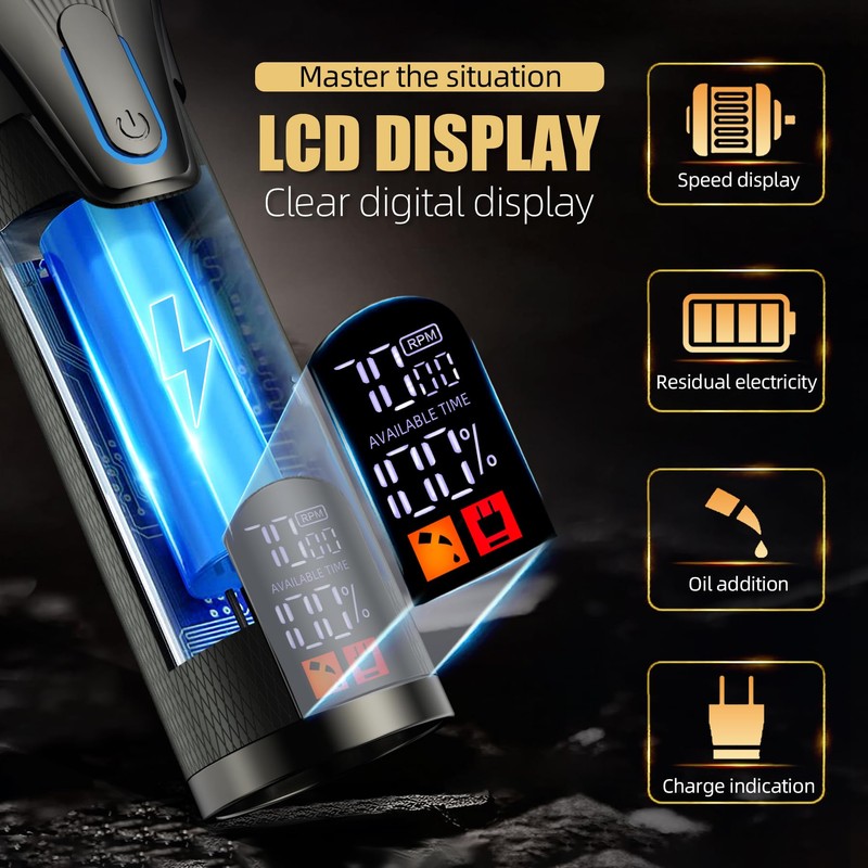 KIKIDO Professional Hair Clippers for Men,USB Rechargeable Hair Trimmer,Men's Grooming
