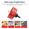 65mm Hole Saw,Drill Bit,LAIWEI Heavy Duty Mandrel Hole Cutter for