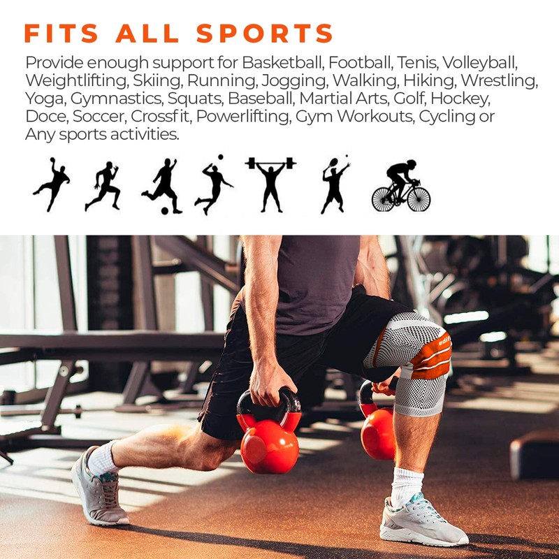 EDIFIT, Knee Support for Men and Women, Knee Support, Crossfit,