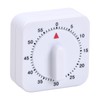 Kioiner Mechanical Kitchen Timer, 60 Minute Countdown Timer, Square Visual