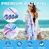 2 Pack Microfiber Beach Towel, Oversized Pool Towel 75”x 35”,