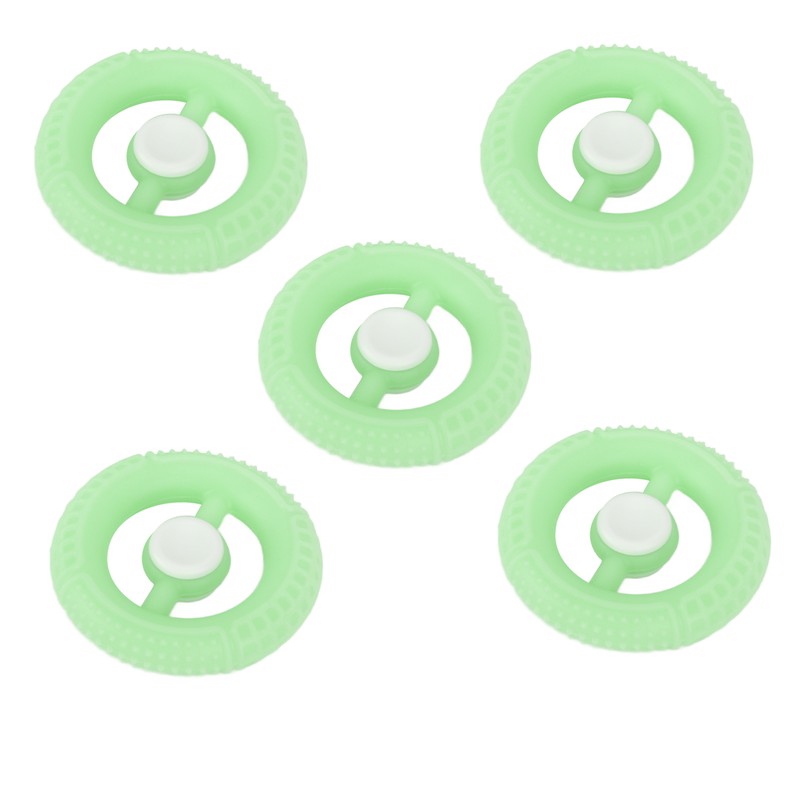 5PCS Rotating Spinning Round Grip Ring Tyre Shape Rotating Spinning