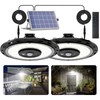 FabStyl Dual Head Solar Lights Indoor Outdoor, 3000LM Solar Shed