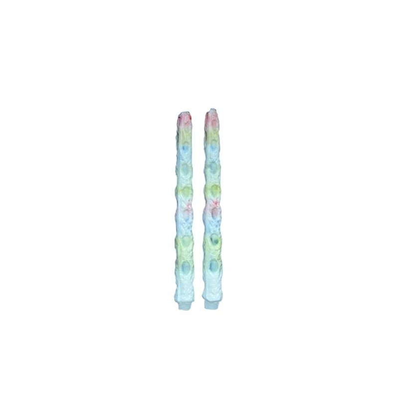 Hillfield® 2 candele a goccia colorate