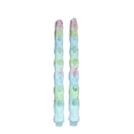 Hillfield® 2 candele a goccia colorate