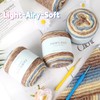 Katech Fairyland Yarn for Crocheting Knitting-4 Packs Gradient Cake Yarn