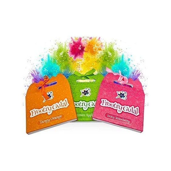 GENIELAND Herbal Holi Gulal Safe Colors Eco Friendly Multicolor Holi