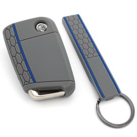Finest-Folia VB Silicon Car Key Case for 3 Button Car Key