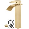 Midanya Vessel Sink Facuet Waterfall Tall Bathroom Faucets Vanity Single