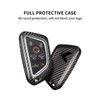 T-carbon Key Fob Case Cover Compatible with Corvette C8, Real