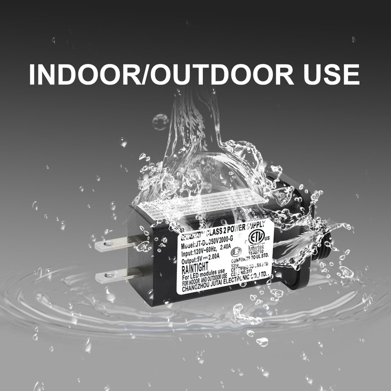 CZJUTAI JT-DC050V2000 Premium 5V 2.0A 10W LED Power Supply -