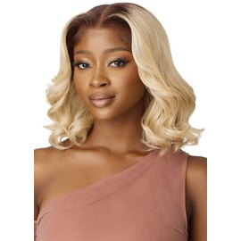 Outre Synthetic Perfect Hairline Hd Lace Front Wig - Alora (Color:DRFF RED VELVET)