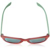 Police S1944 50z75v Wayfarer Sunglasses, Red,Green & Blue Mirrored, 50