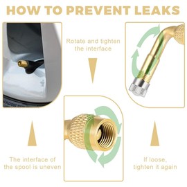 2 Pieces 90 Degree Valve Extension, Valve Extension, Copper Valve Adaptor, Angle Valve Extension, Tyre Valve Extension, for Car, Motorcycle, Bicycle, Scooter