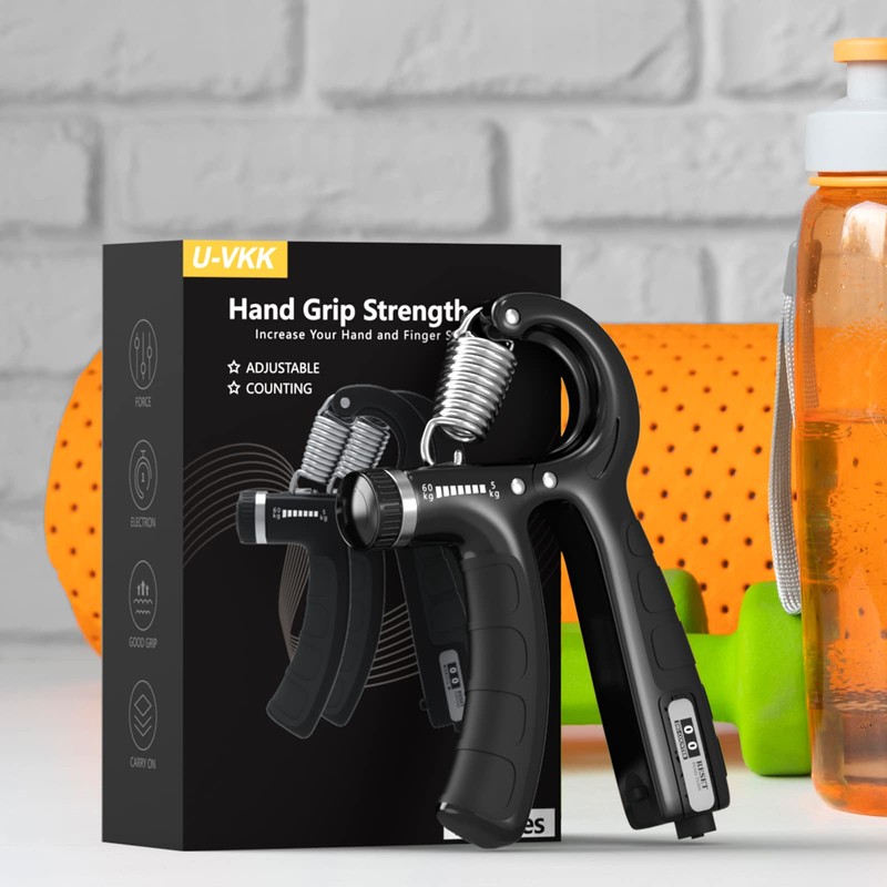 Hand Trainer, Set of 2 Hand Trainer, Forearm Trainer, Adjustable