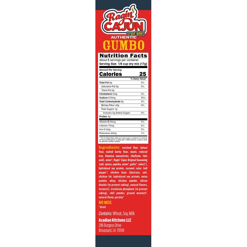 Ragin Cajun Gumbo 5oz (Pack of 6)