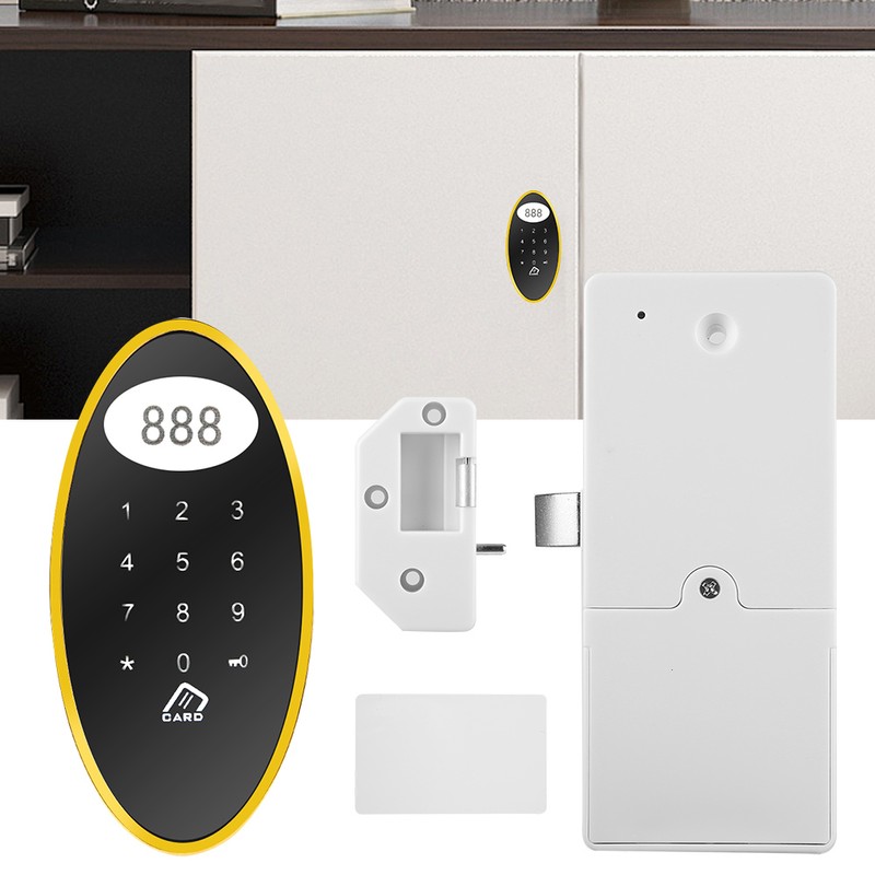 Keyless Touch Keypad Password RFID Card Key Metal Digital Electronic