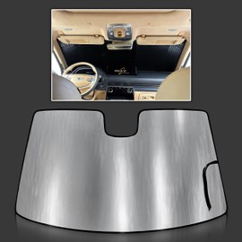 Galaxy Auto Shield Custom Fit Windshield Sun Shade for 2021 2022 2023 2024 2025 Genesis GV80 SUV, Insulated Sunshade Privacy Accessories Blockout UV Reflector Protection - Made in USA