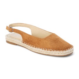 BEACH by Matisse Womens Juliet Espadrille Slingback Flats Casual - Brown - Size 5 M