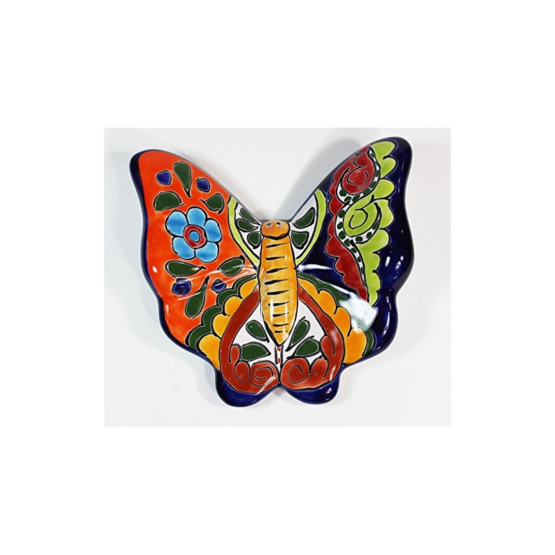 Tierra Fina Talavera Small Butterfly - 5.25" x 5"
