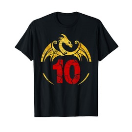 10th Birthday Gift Dragon Shirt T-Shirt